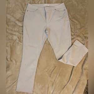 Lands’ End khaki colored straight leg corduroy pants